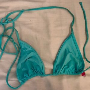VS Tiny String Bikini Top Bright Blue